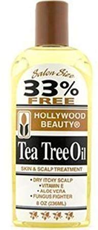 Hollywood Beauty Tea Tree Oil Skin & Scalp Treatment, 8 oz (Pack of 4)