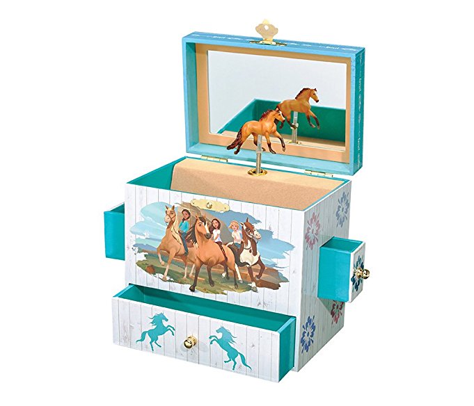 Breyer Spirit Riding Free - Spirit and Lucky Musical Horse Jewelry Box