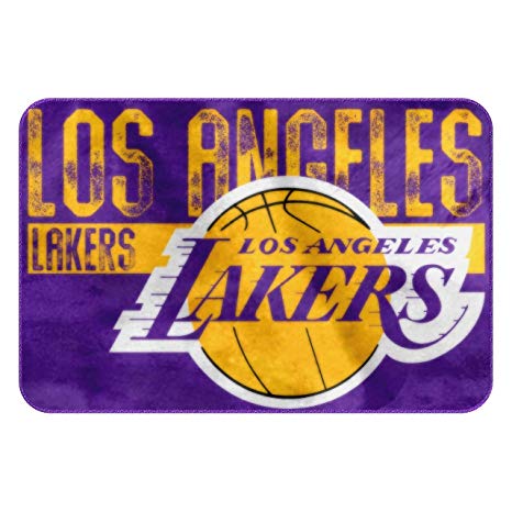 Northwest NBA Los Angeles Lakers Embossed Memory Foam Rug, One Size, Multicolor