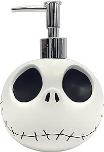 Jay Franco Disney Nightmare Before Christmas Jack Skellington Resin Lotion Pump/Soap Dispenser