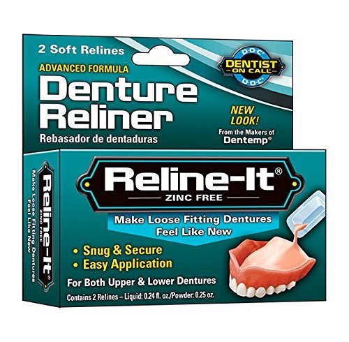 D.O.C. Reline-It Denture Reliner, Advanced, 2 ct. (Pack of 2)