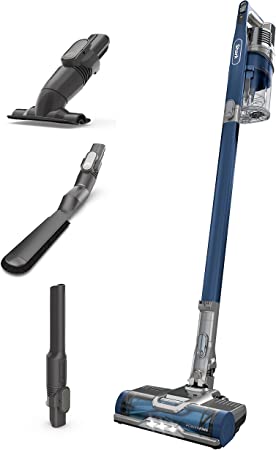 Shark IZ361H Pet Plus Anti-Allergen Cordless Stick Vacuum, Lightweight with Self-Cleaning Brushroll, PowerFins, Removable Handheld, Crevice, Upholstery, & Anti-Allergen Tools, 40 Min Runtime, Blue