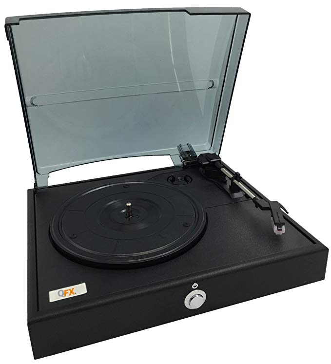 QFX Retro Turntable,Black (TURN-80)