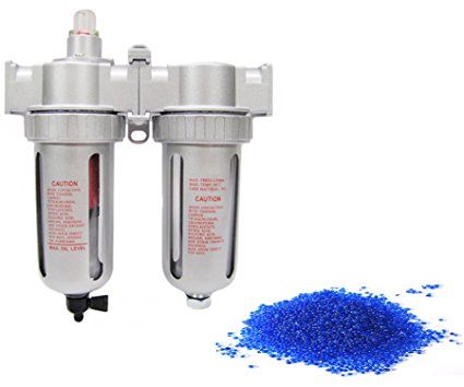 3/8" Compressed air in line filter & desiccant air dryer combination SPRAY GUN EQUIPEMENT PAINT BOOTH COMPRESSOR