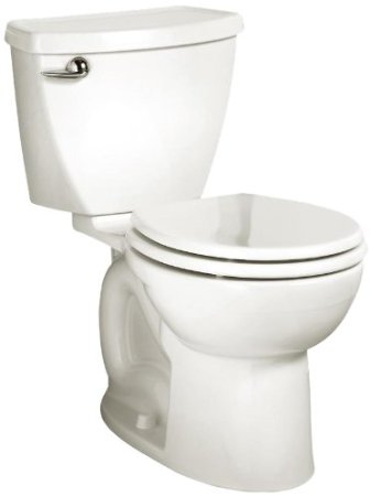 American Standard Cadet 3 Round Front Flowise Two-Piece High Efficiency Toilet with 12-Inch Rough-In, White White