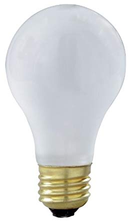 6 Pack Satco S3928 75 Watt Shatterproof Safety Coated Rough Service Light Bulbs