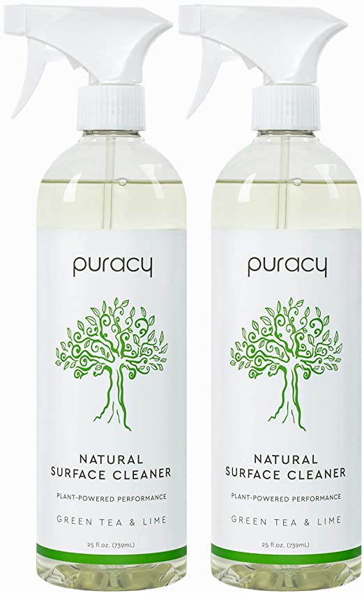Puracy 100% Natural All Purpose Cleaner - THE BEST Household Cleaner - Streak-Free Multi-Surface Spray – Superior Results on Glass & Stainless Steel - Child & Pet Safe - No Harsh Chemicals - 25 oz - 2-pack
