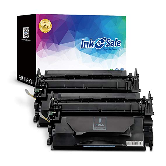 INK E-SALE Compatible Toner Cartridge Replacement for HP 26X CF226X 26A CF226A (Black, 2-Pack), for use with HP MFP M426fdw M426fdn M426dw M426, HP Laserjet Pro M402dw M402n M402dn M402d M402