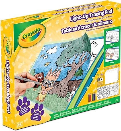 Crayola Light Up Tracing Pad - Pets, Multicolor