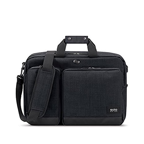 Solo Duane 15.6 Inch Laptop Hybrid Briefcase, Converts to Backpack