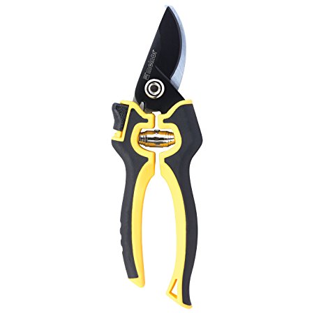 Melnor Talon Series; 8.5” Bypass Pruning Shears with Non-Stick Coated Steel Blade; Cuts up to ¾” Branches