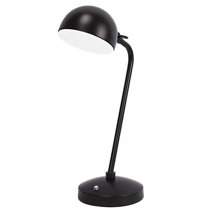 LED Desk Lamp, 7W Classic Metal Table Reading Lamps, Stepless Dimmable Office Modern Desk Light with Memory Function, Vertical Adjustable【Clearance Sale】