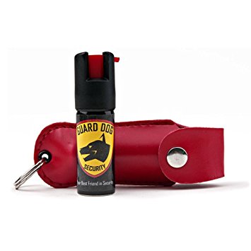 Guard Dog Security Keychain Red Hot Pepper Spray With Free Replacement