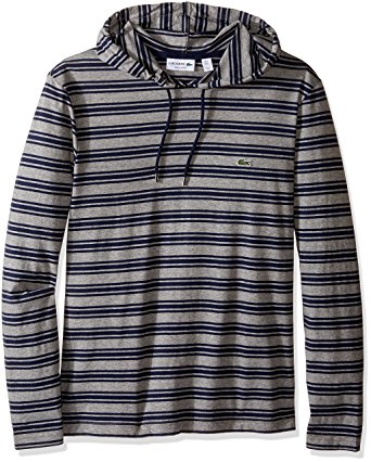 Lacoste Men's Long Sleeve Hoody Stripe Tee