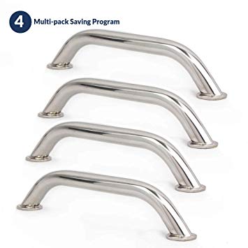 Five Oceans Marine Grab Handle Handrails Stainless Steel, 9”