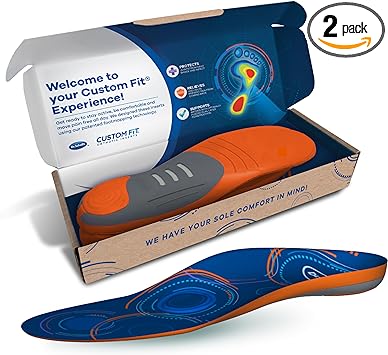 Dr. Scholl’s® Custom Fit® Orthotics 3/4 Length Inserts, CF 790, Customized for Your Foot & Arch, Immediate All-Day Pain Relief, Lower Back, Knee, Plantar Fascia, Heel, Insoles Fit Men & Womens Shoes