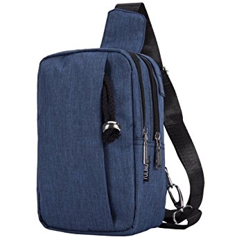 Meyfancy Sling Bag Chest Shoulder pack Small Crossbody Daypack for Men & Women