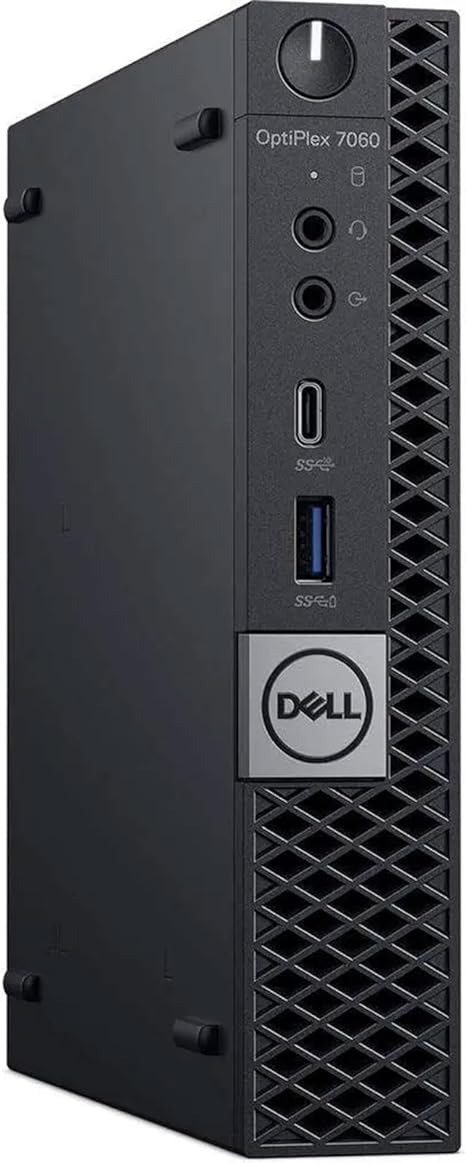 Dell Optiplex 7060 Mini PC Computer Intel i7-8700T Ram 16GB SSD 240GB Windows 11 Pro   Office 2021 (Ricondizionato)