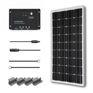 Renogy 100 Watts 12 Volts Monocrystalline Solar Starter Kit