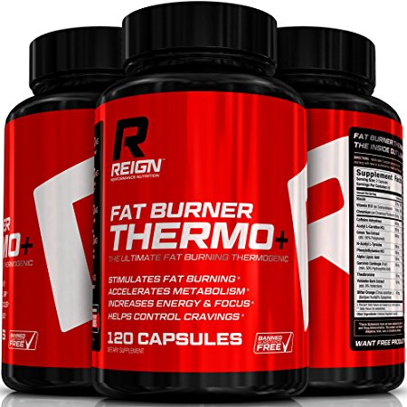Fat Burner Thermo  - Powerful Thermogenic for Weight Loss & Energy for Men and Women - Includes Acetly L-Carnitine, Green Coffee, Garcinia & Yohimbine to Increase Metabolism - 120 Vegetable Capsules