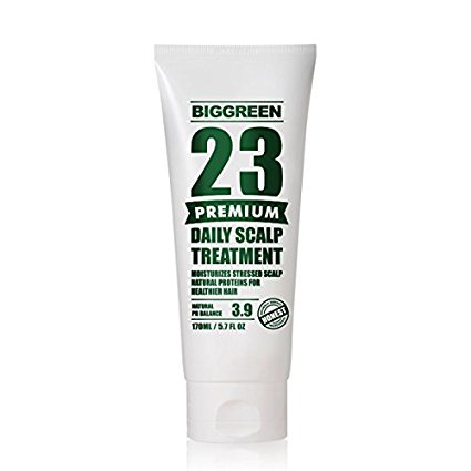 Big Green 23 Daily Scalp Treatment, 100% All Natural, Dry Hair & Scalp, Damaged Hair, Color Treated, Chemically Treated, No Chemicals, Sulfate Free, All Hair Types