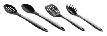 Calphalon Nylon Utensils Spoon, Slotted Spoon, Slotted Turner, Pasta Fork