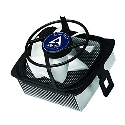 ARCTIC Alpine 64 GT - Supports AMD AM4 | CPU Cooler for Quietness I Ultra-Quiet 80mm PWM Fan