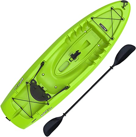 Lifetime Hydros Angler 85 Fishing Kayak (Paddle Included), Lime Green