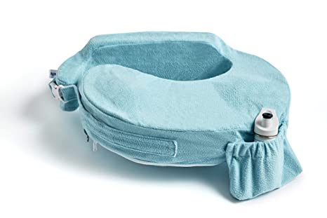 Zenoff Products My Brest Friend Deluxe Nursing Pillow Slipcover â€“ Pillow not Included, Aqua, one Size fits Most