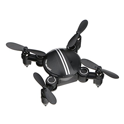 REALACC Mini foldable Quadcopter Altitude Holder WIFI Camera Version with 360° Roll-over and Headless Mode