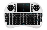 Rii Mini i8 24G Wireless Keyboard with Touchpad for PC Pad Google Android TV Box USB White