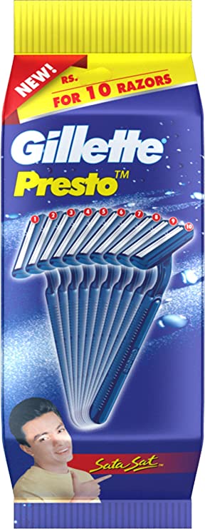 Gillette Presto Disposable 10 nos Pack