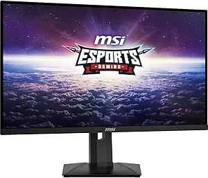 MSI 27" Gaming Monitor WQHD (2560x1440), IPS, 170Hz, G-Sync Compatible, 2X HDMI, 1x Display Port, VESA Mount, Black (2024 Latest Model) w/Dockztorm Dock (Renewed)