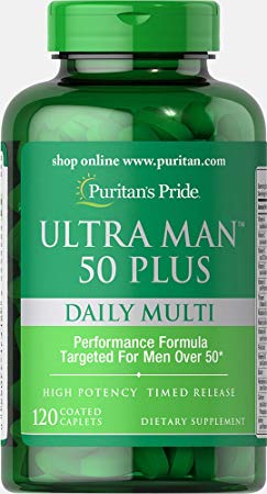 Puritan's Pride Ultra Man 50 Plus-120 Caplets