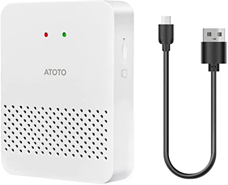 ATOTO AD3-A Wireless CarPlay Adapter - 2022 Support Online Upgrade Convert Wired into Wireless for Factory Wired CarPlay or Aftermarket Headunits, Wireless CarPlay Dongle, Plug & Play, Auto Connect.