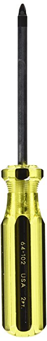 Stanley 64-102 100 Plus Phillips Tip Screwdriver, 2 Point X 4 Inch