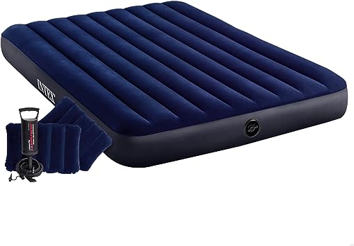 Intex Inflatable Bed, 64765, Multicoloured, 152 x 203 x 25 cm