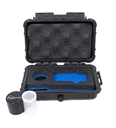 CLOUD/TEN Davinci IQ Odor Resistant Airtight Case - Fits Davinci IQ And Accessories Such as Extra Battery , Brush , 10mm Adapter , Charge Cable and More - Includes Case, Grinder and Carry Can ONLY