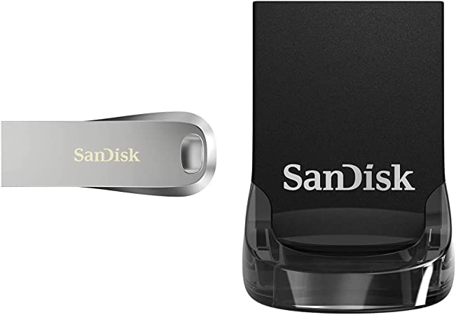 SanDisk 512GB Ultra Luxe USB 3.1 Flash Drive - SDCZ74-512G-G46 & 512GB Ultra Fit USB 3.1 Flash Drive - SDCZ430-512G-G46