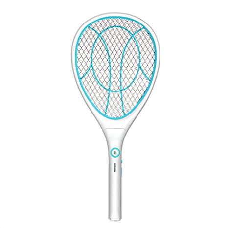 Night Cat Electric Mosquito Fly Swatter Bug Zapper Bat Racket, Pests Insects Control Killer Repellent, USB Rechargeable, LED Lighting, Double Layers Mesh Protection