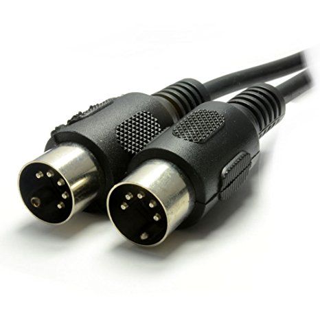 MIDI 5 Pin DIN Plug to 5 Pin DIN Plug Cable 3m