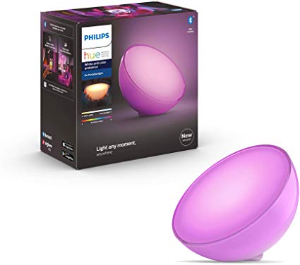 Philips Hue Go 2.0 White & Colour Ambiance Smart Portable Light with Bluetooth, Works with Alexa and Google Assistant