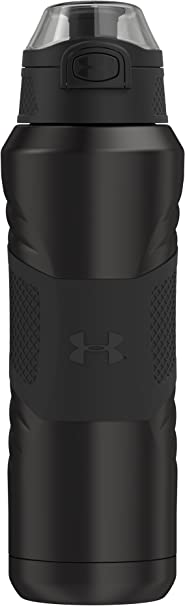 Under Armour Dominate 24 Ounce Vacuum Insulated Stainless Steel Bottle with Flip Top Lid