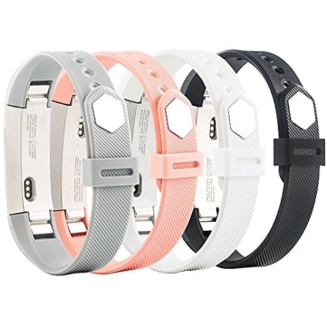 Fitbit Alta Bands,Nicpay Newest Adjustable Replacement Accessory Bands for Fitbit Alta/Fitbit Alta Band/Alta Bands (with Metal Clasp and Secure Fastener,No Tracker)