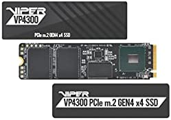 Patriot Viper VP4300 2TB M.2 2280 PCIe Gen4 x 4 Internal Gaming Solid State Drive Compatible with PS5, Playstation 5 - VP4300-2TBM28H