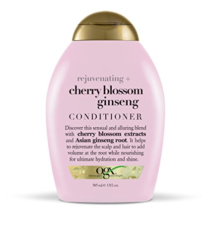 OGX Conditioner, Rejuvenating Cherry Blossom Ginseng, 13oz