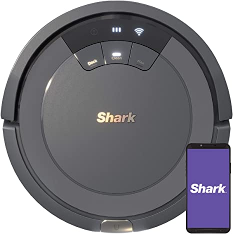 Shark ION Robot A753, Robotic Vacuum, Wi-Fi Connected, 120min Runtime, Works with Alexa, Multi-Surface Cleaning