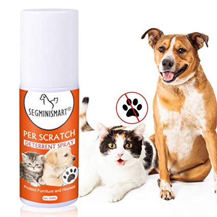 SEGMINISMART Cat Scratch Deterrent Spray, Cat Training Spray, Cat Scratching Training Spray, Suitable for Plants, Furniture, Floors and More with Rosemary Oil and Lemongrass, Protect Your Home