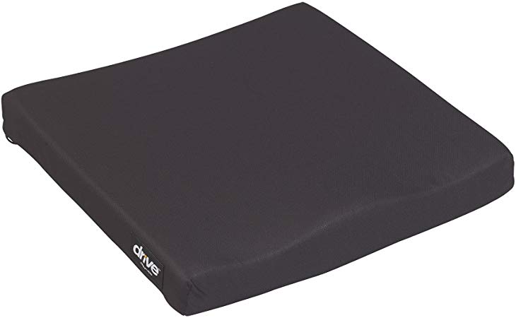 Drive Medical 14880 Molded General Use Wheelchair Seat Cushion, Black, 1 3/4 Inches