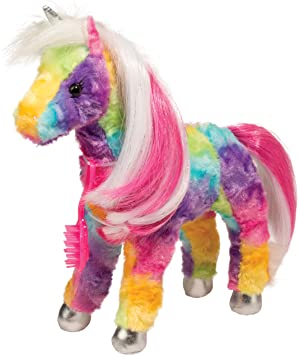 Douglas Jacinta Rainbow Unicorn Plush Stuffed Animal